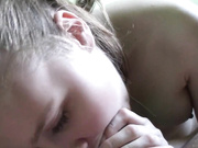 Толстожопый мужик старательно поимел свою молодую подстилку